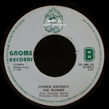 Joe Harris - Drink Rode Wijn / Zomer Dromen side B