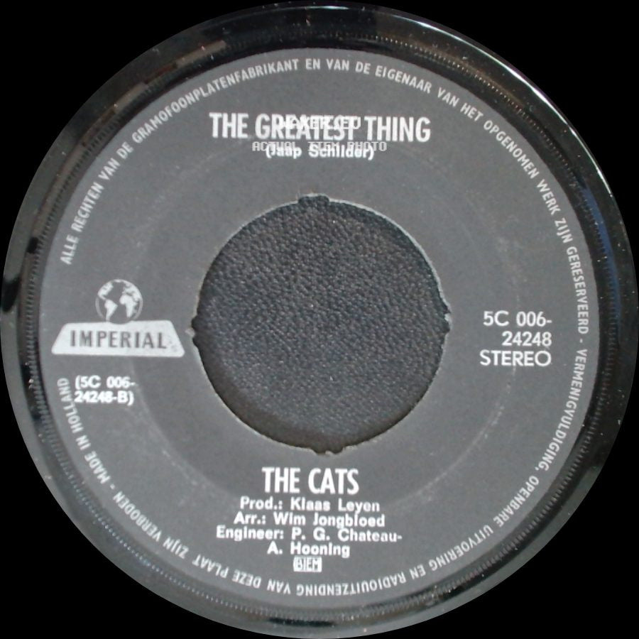 The Cats - Where Have I Been Wrong / The Greatest Thing side B