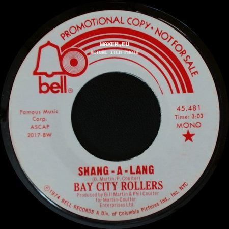 Bay City Rollers - Shang-A-Lang / Shang - A - Lang side B