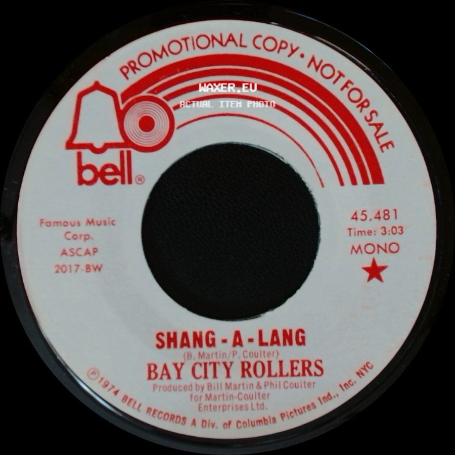 Bay City Rollers - Shang-A-Lang / Shang - A - Lang side B