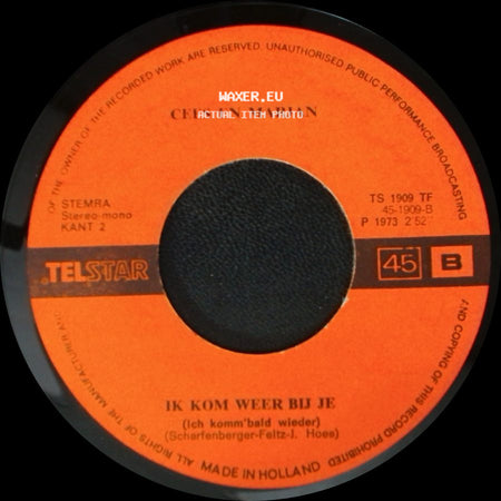 Cees En Marjan - Het Lied Der Liefde / Ik Kom Weer Bij Je side B