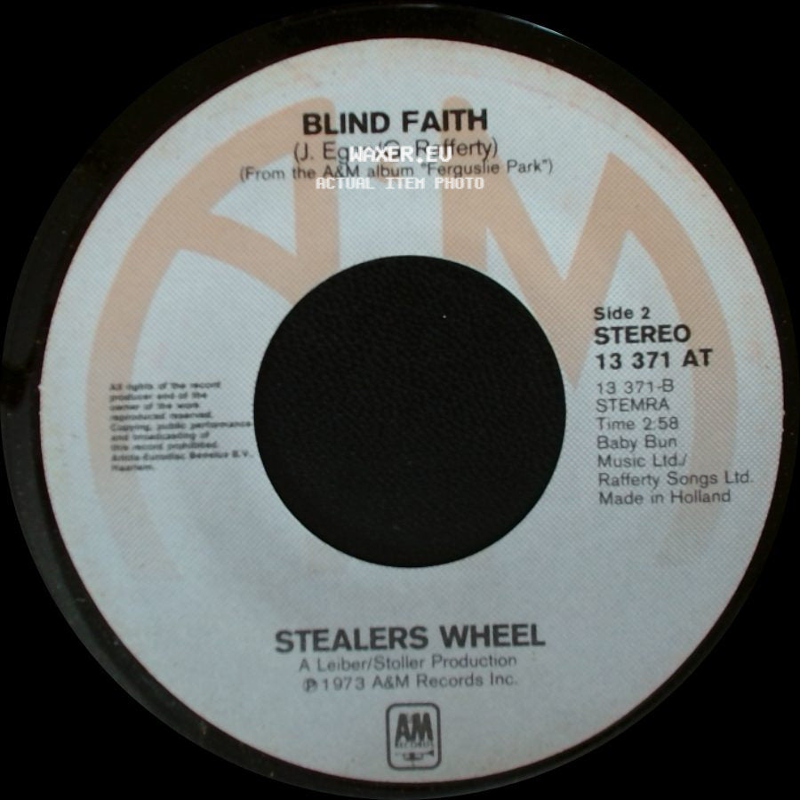 Stealers Wheel / Blind Faith - Good Businessman / Unknown Title B side B