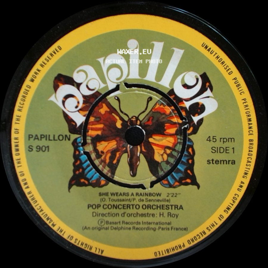 Pop Concerto Orchestra - She Wears A Rainbow / Attraction Love side A