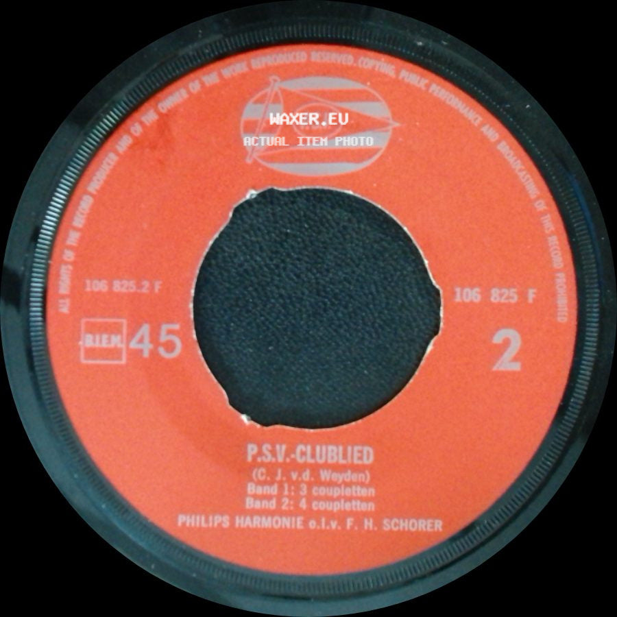 Unknown Artist - P.S.V. - Clublied / P.S.V. - Clublied side A