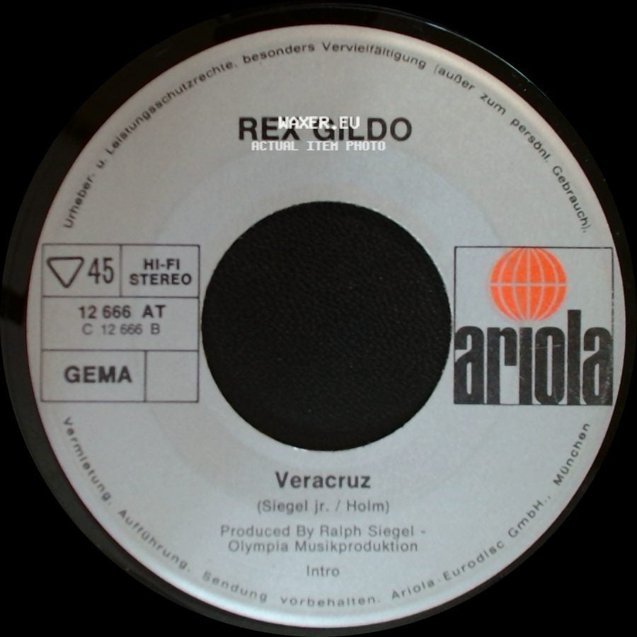 Rex Gildo - Veracruz / Hasta La Vista side A