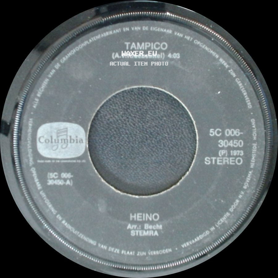 Heino - Tampico / Es Ist Nie Zu Spät Für Ein Neues Leben side A