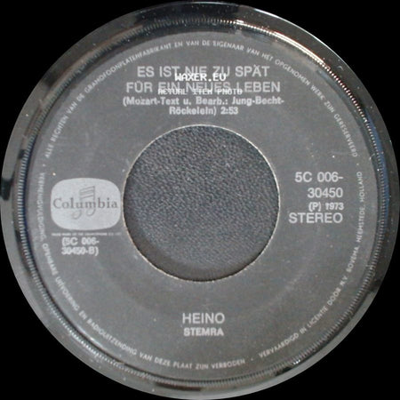 Heino - Tampico / Es Ist Nie Zu Spät Für Ein Neues Leben side B