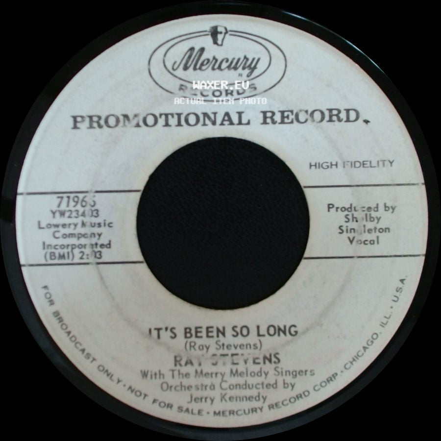 Ray Stevens - It's Been So Long / Ahab The Arab side A