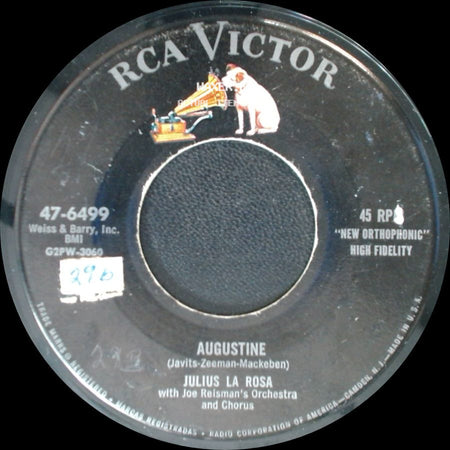 Julius La Rosa - Augustine / I've Got Love side A