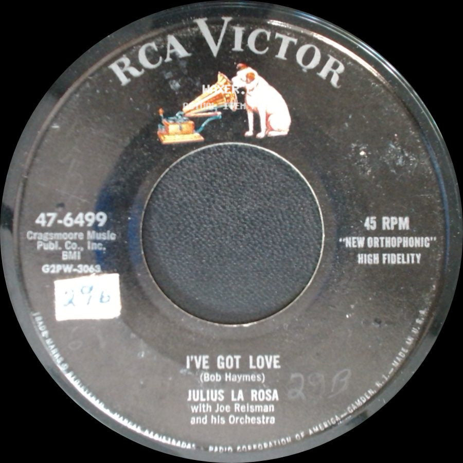 Julius La Rosa - Augustine / I've Got Love side B