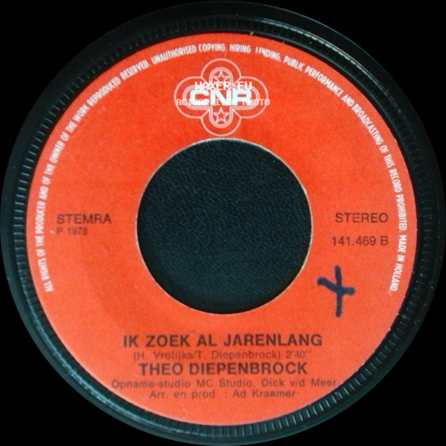 Theo Diepenbrock - Oh Darling / Ik Zoek Al Jarenlang side B
