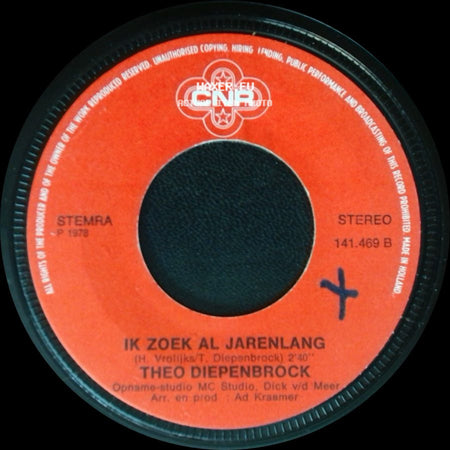 Theo Diepenbrock - Oh Darling / Ik Zoek Al Jarenlang side B