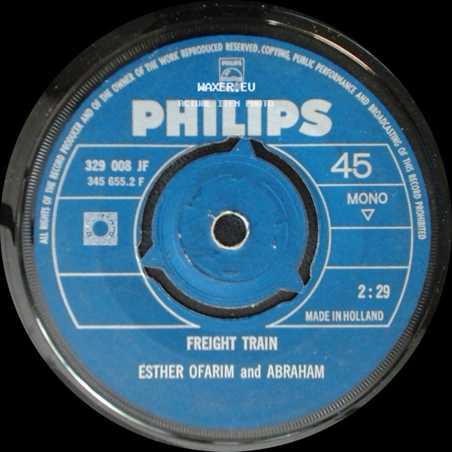 Esther Ofarim And Abraham - One More Dance (Darling Go Home) / Freight Train side B