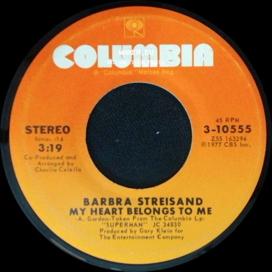 Barbra Streisand - My Heart Belongs To Me / Answer Me side A