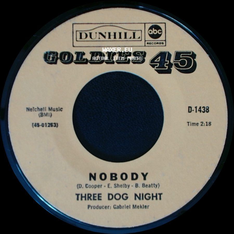 Three Dog Night - Easy To Be Hard / Nobody side B