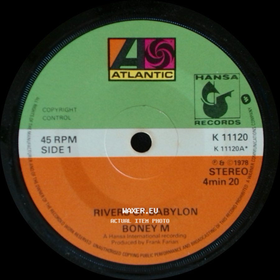 Boney M - Rivers Of Babylon / Brown Girl In The Ring side A