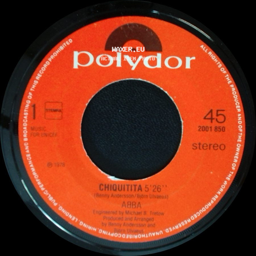 Abba - Chiqutita 5'26'' / Lovelight side A