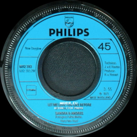 Sandra & Andres - True Love / Let Me Love You Like Before side B