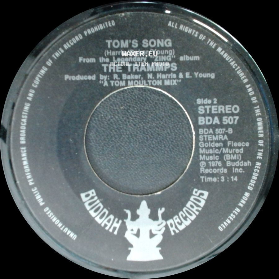 The Trammps - Hold Back The Night / Tom's Song side B