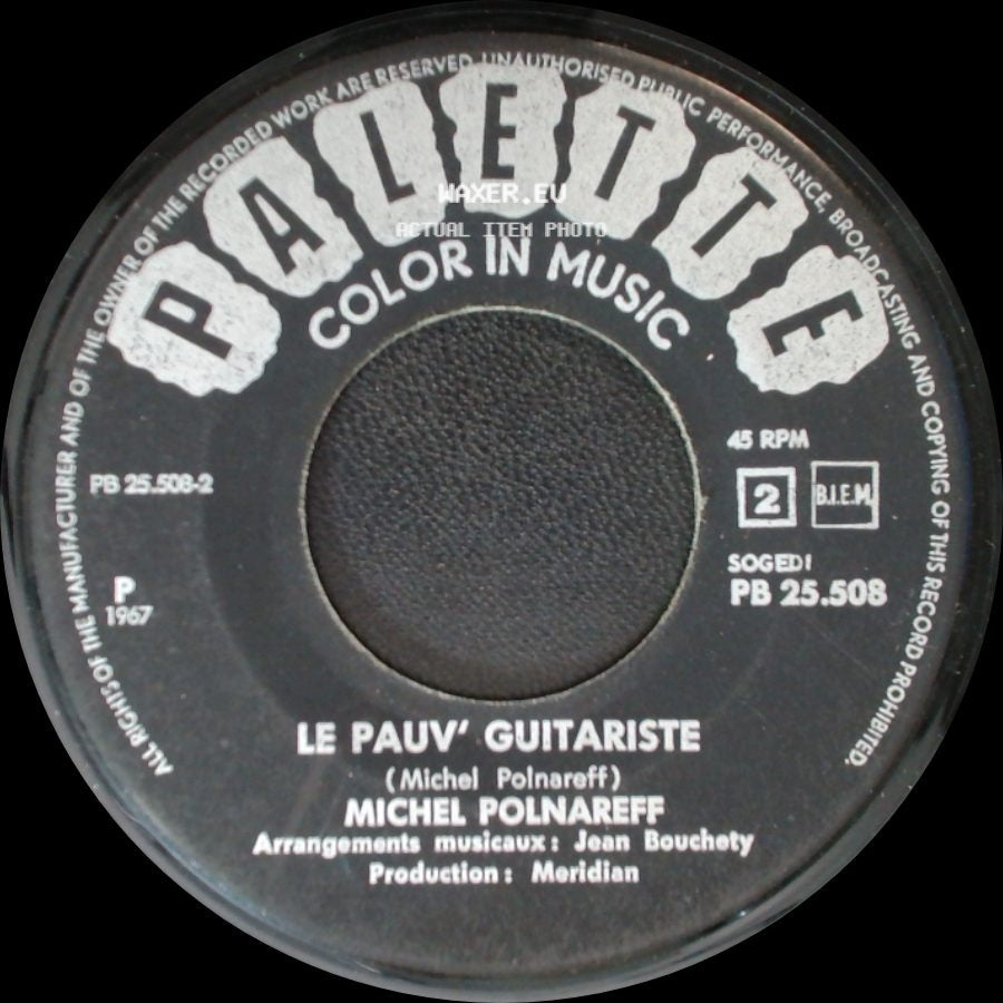 Michel Polnareff - Le Pauv' Guitariste / Ta, Ta, Ta, Ta side A