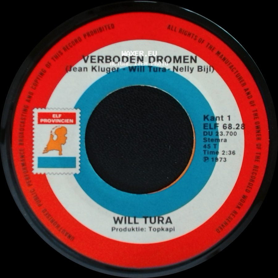 Will Tura - Verboden Dromen / Amerika side A