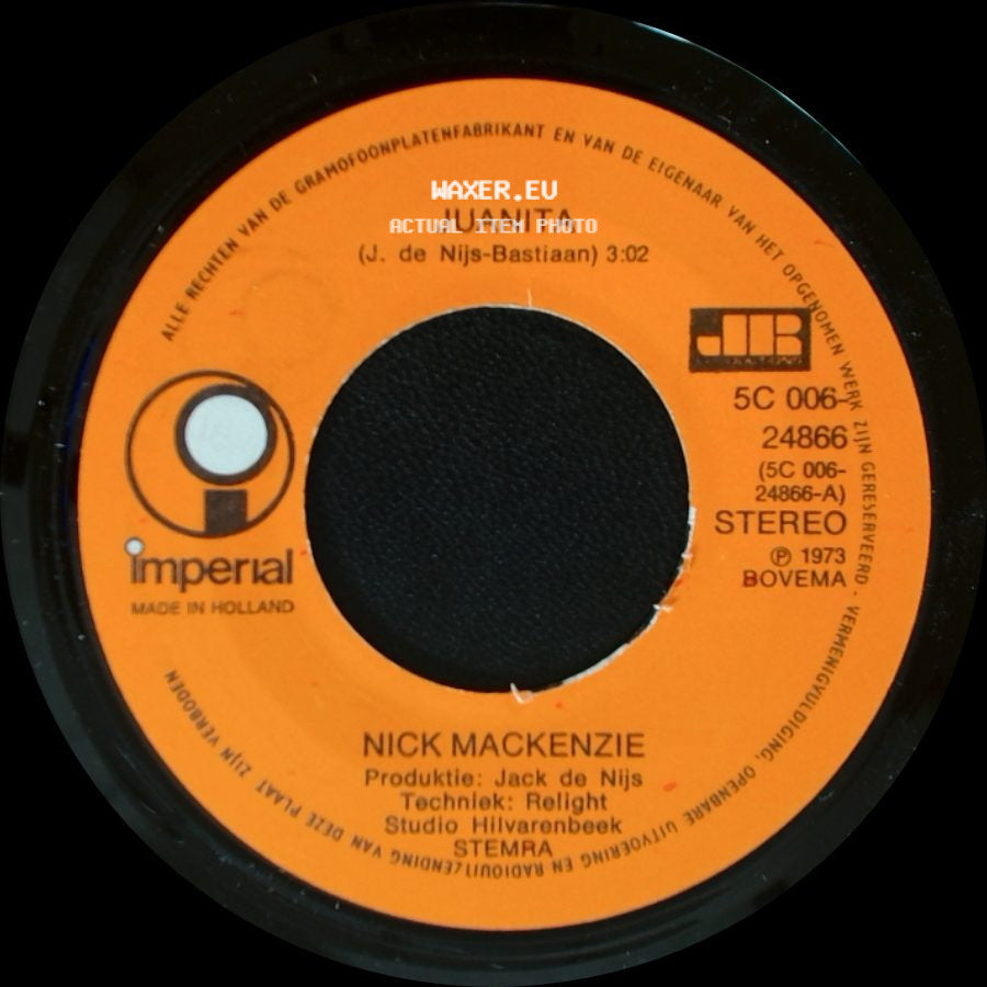 Nick Mackenzie - Oh Woman / Juanita side B