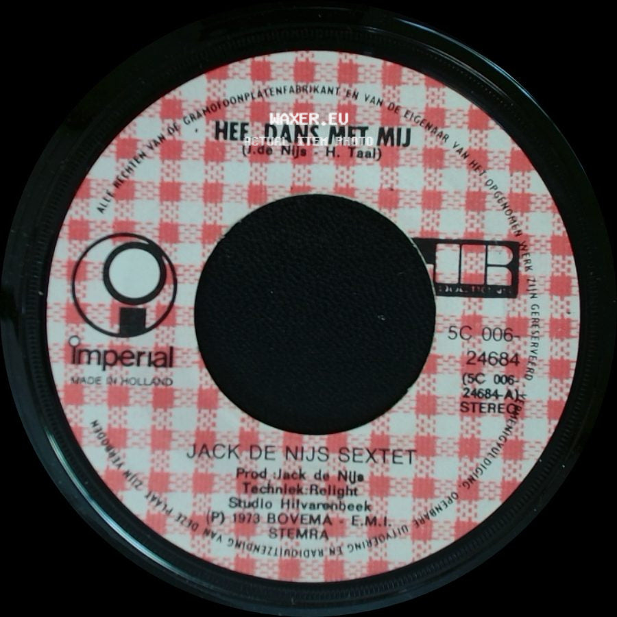 Jack De Nijs Sextet - Hee Dans Met Mij / Sophia Loren side A