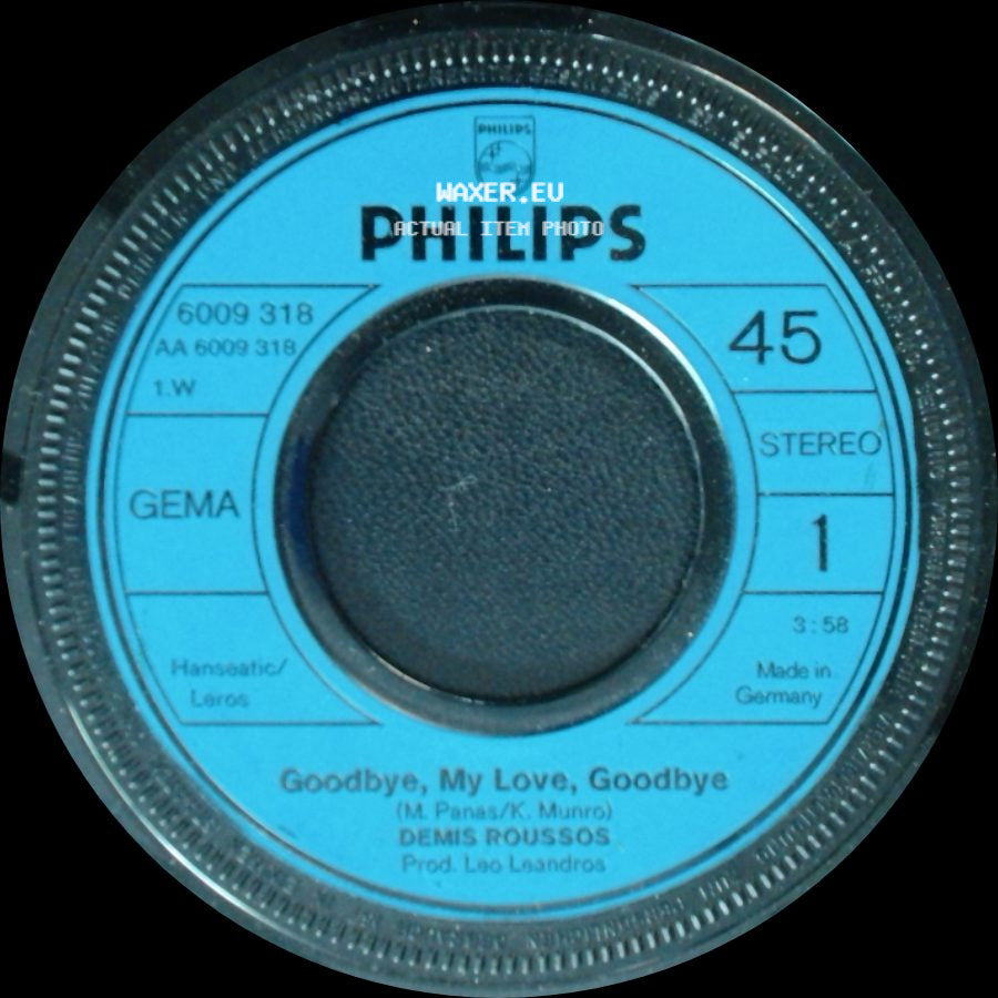Demis Roussos - Goodbye, My Love, Goodbye / Mara side A