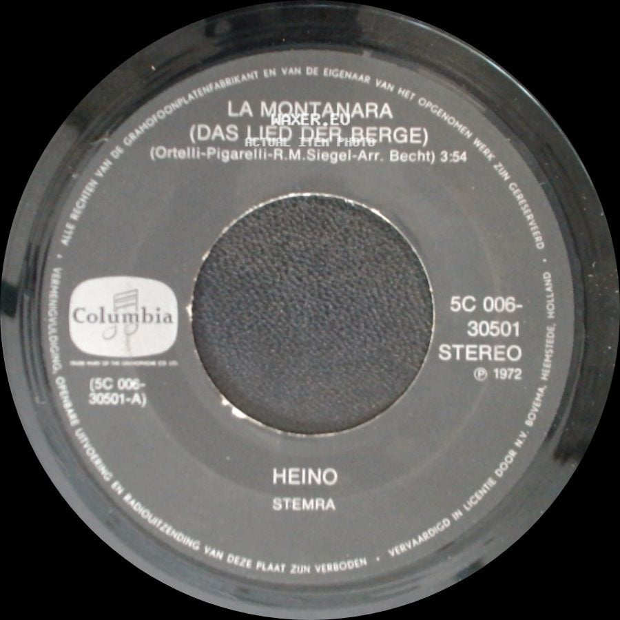 Heino - Schneewalzer / La Montanara (Das Lied Der Berge) side B