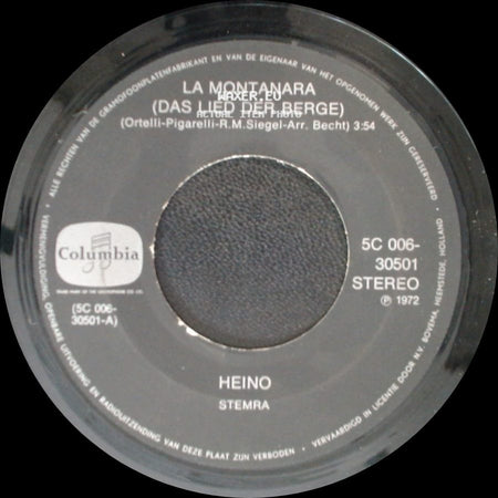 Heino - Schneewalzer / La Montanara (Das Lied Der Berge) side B
