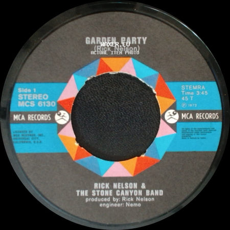 Rick Nelson & The Stone Canyon Band - Garden Party / So Long Mama side A