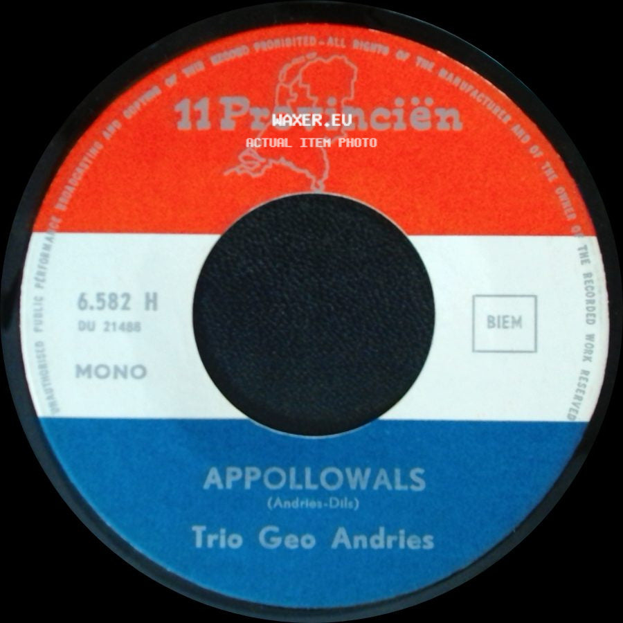 Trio Geo Andries - Appollowals / Koekkoekwals side A