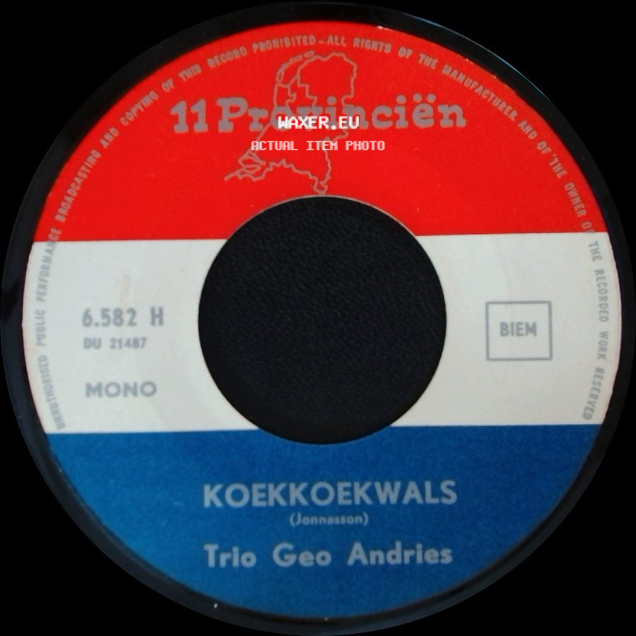 Trio Geo Andries - Appollowals / Koekkoekwals side B