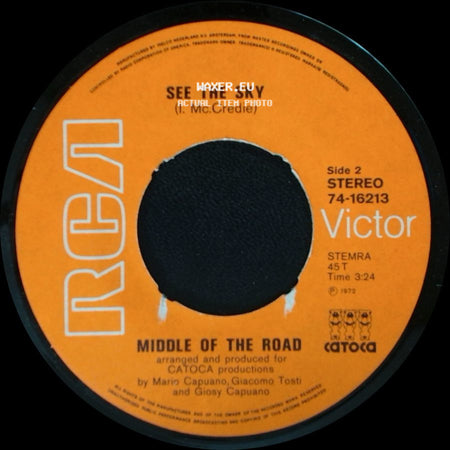 Middle Of The Road - Bottoms Up / See The Sky side B