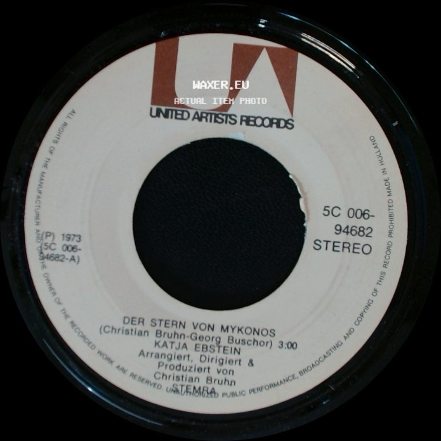 Katja Ebstein - Das Gluck Hat Viele Namen / Der Stern Von Mykonos side B
