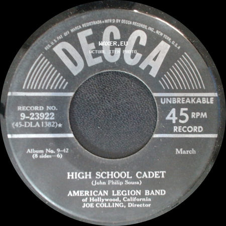 American Legion Band - High School Cadet / The Thunderer side A