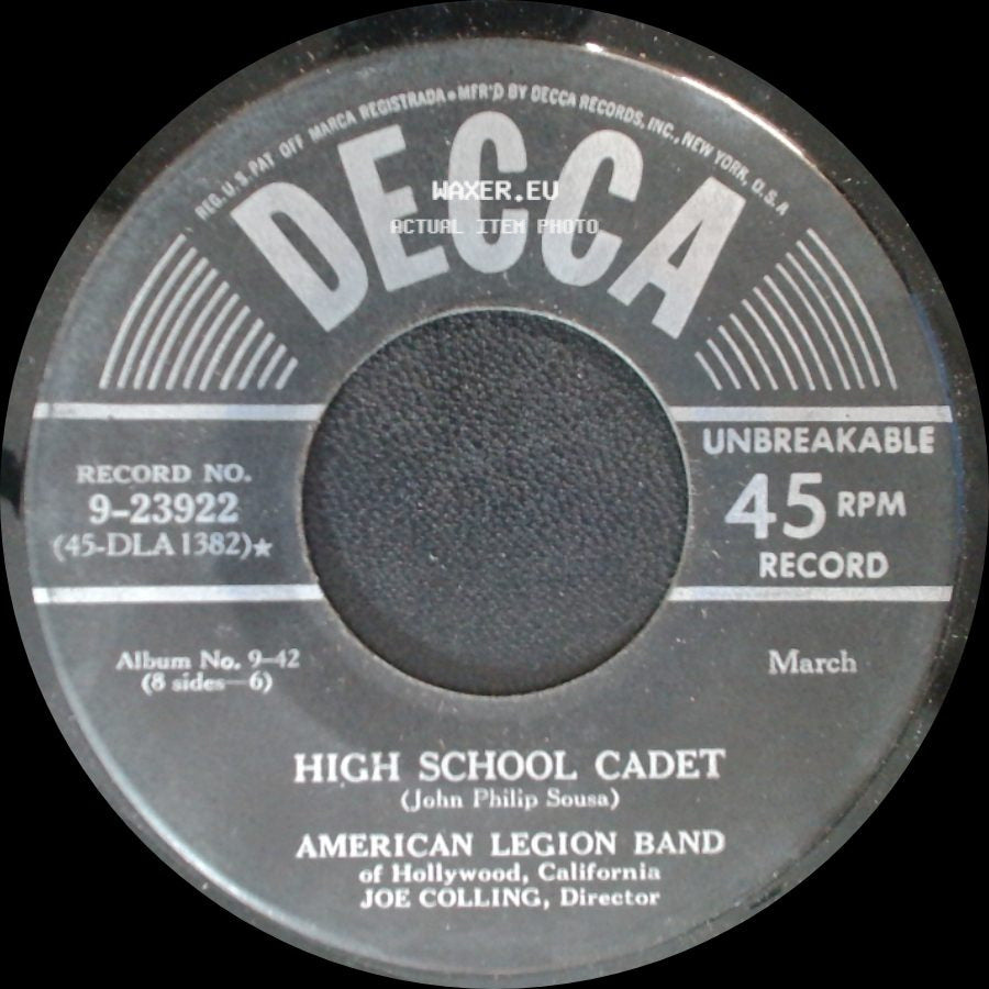 American Legion Band - High School Cadet / The Thunderer side A