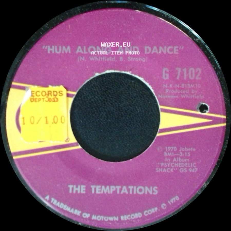 The Temptations - Hum Along And Dance / Vijedena Za Ulimweugu (Until The World) side A