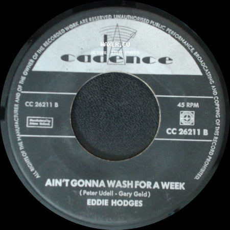 Eddie Hodges - I'm Gonna Knock On Your Door / Ain't Gonna Wash For A Week side B