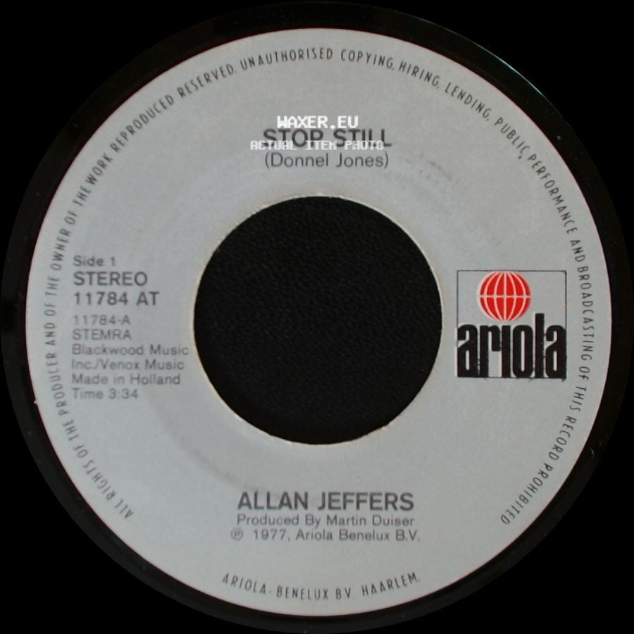 Allan Jeffers - Stop Still / I Fell In Love With You side A
