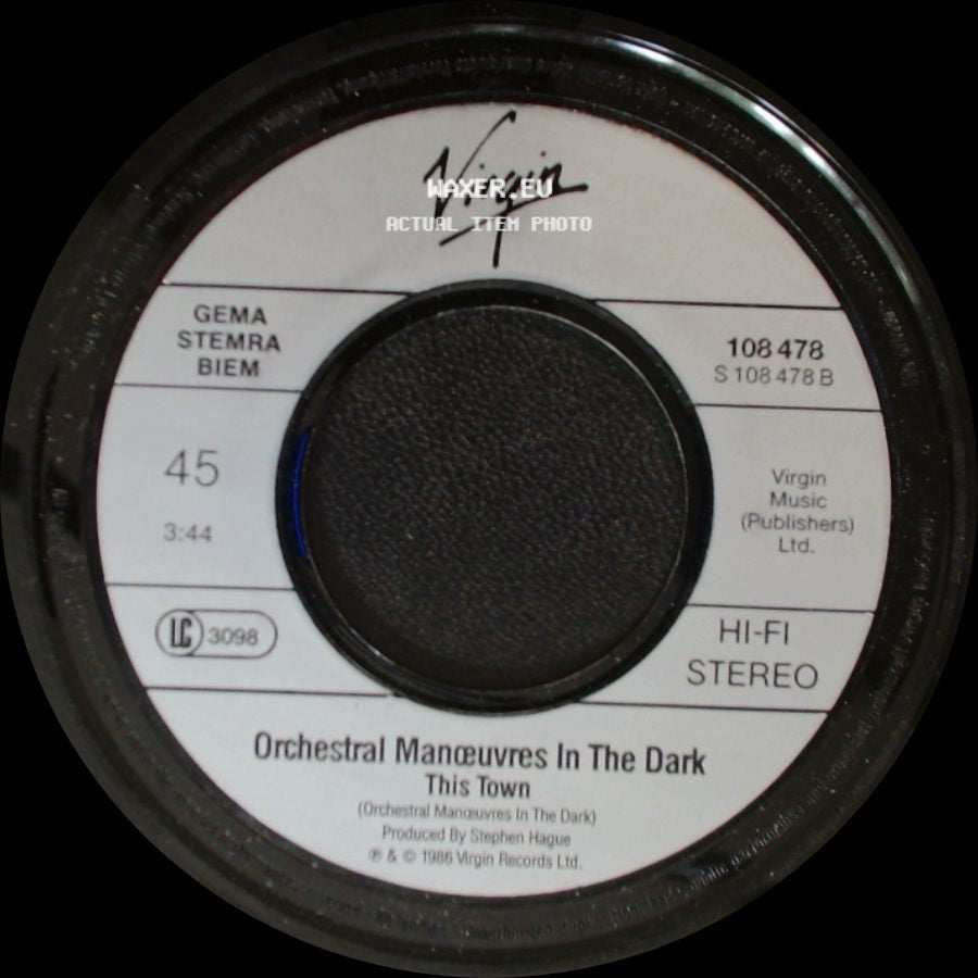 Orchestral Manoeuvres In The Dark - This Town / (Forever) Live And Die side A