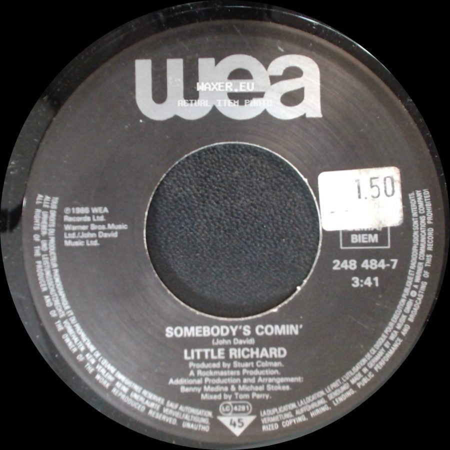 Little Richard / Hugh Masekela - Somebody's Comin' / Serengeti side A