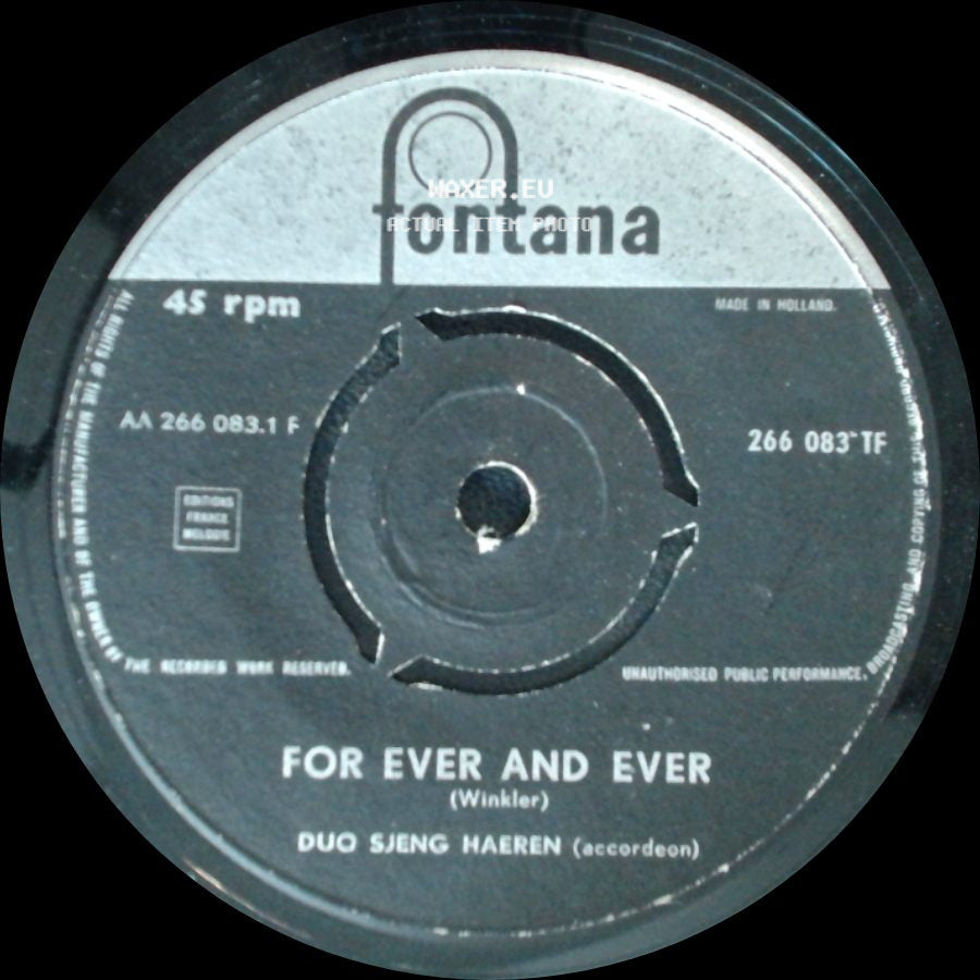 Duo Sjeng Haeren - Kornblumen / For Ever And Ever side B