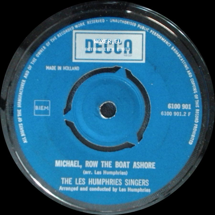 The Les Humphries Singers - Michael, Row The Boat Ashore / To My Father's House side A