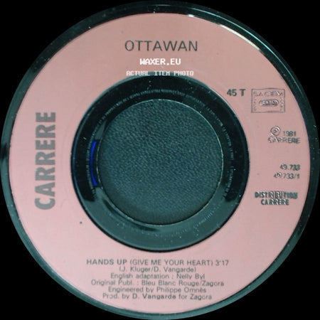 Ottawan - Hands Up (Give Me Your Heart) (Instrumental) / Hands Up (Give Me Your Heart) side B