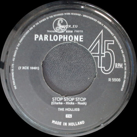 The Hollies - It's You / Stop Stop Stop side B