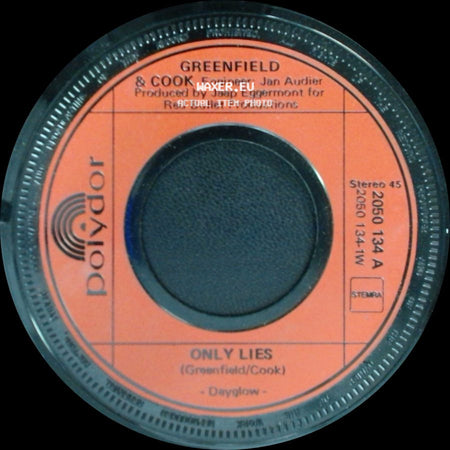 Greenfield & Cook - Only Lies / Your Return side A