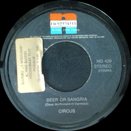 Circus - Beer Or Sangria / Do Do Do side A