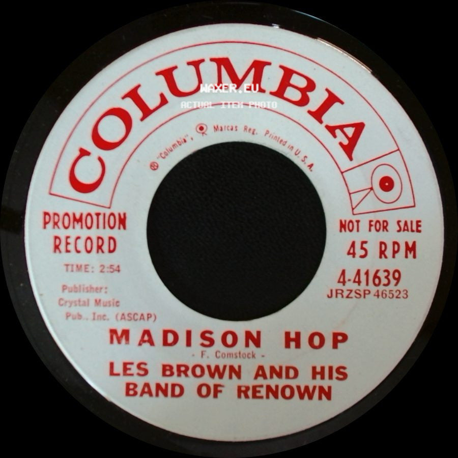 Les Brown And His Band Of Renown - Madison Hop / The Madison Time side A