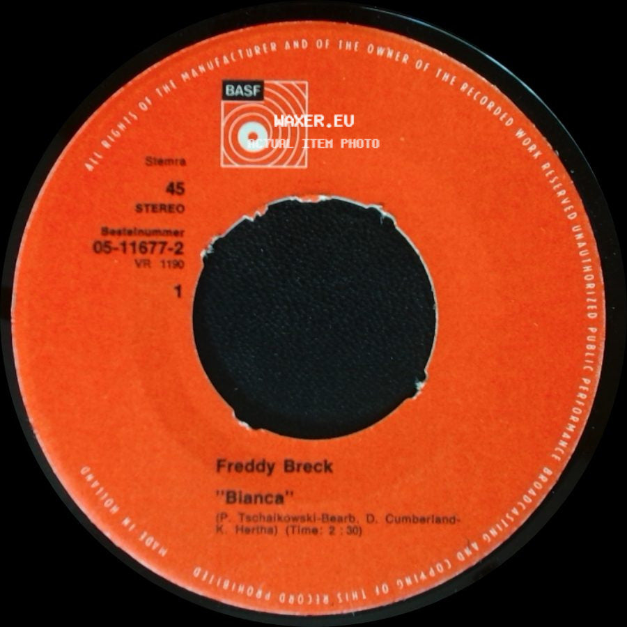 Freddy Breck - Bianca / Bianca side A